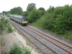 Our Type 117 passing through Honeybourne on its way to Long Marston for renovation. As a Departmental unit it had been numbered 960301.